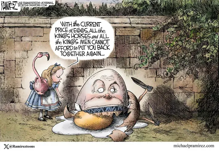 Michael Ramirez for Feb 13, 2025