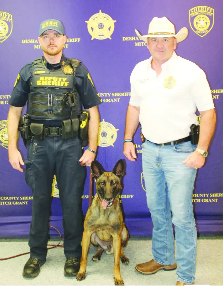 K9 Yoshi joins Desha County Sheriff Department | The Dumas Clarion